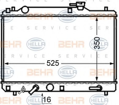 BEHR HELLA SERVICE 8MK 376 724-701