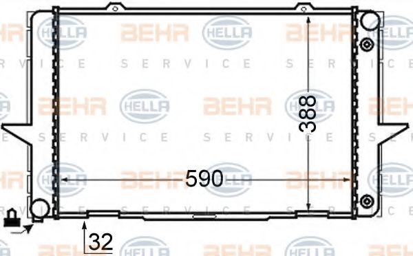 BEHR HELLA SERVICE 8MK 376 726-711