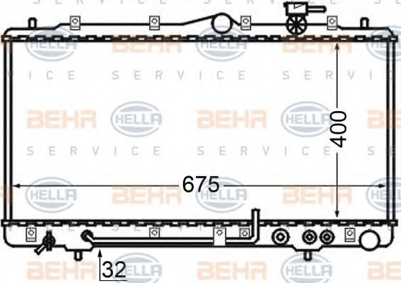 BEHR HELLA SERVICE 8MK 376 726-791