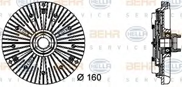 BEHR HELLA SERVICE 8MV 376 732-031