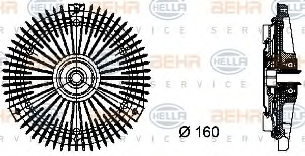 BEHR HELLA SERVICE 8MV 376 732-251