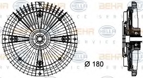 BEHR HELLA SERVICE 8MV 376 732-461