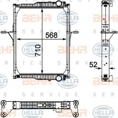 BEHR HELLA SERVICE 8MK 376 733-751