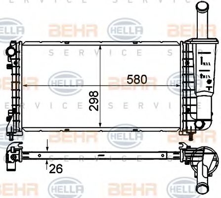 BEHR HELLA SERVICE 8MK 376 735-161