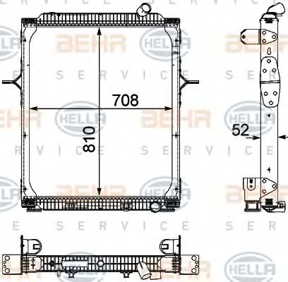 BEHR HELLA SERVICE 8MK 376 745-171