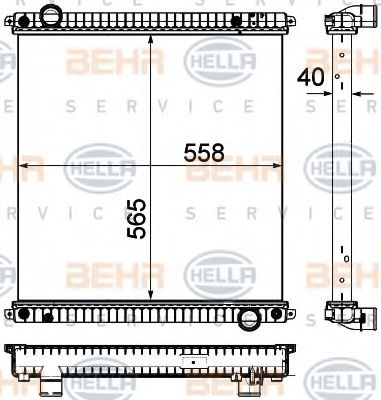 BEHR HELLA SERVICE 8MK 376 751-251