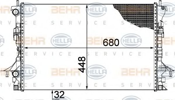 BEHR HELLA SERVICE 8MK 376 753-501