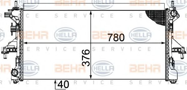 BEHR HELLA SERVICE 8MK 376 753-621