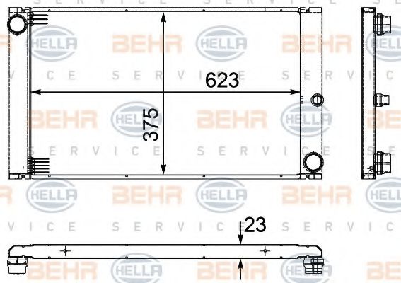 BEHR HELLA SERVICE 8MK 376 754-101