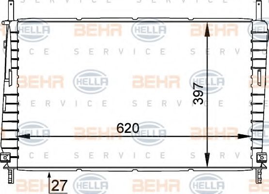 BEHR HELLA SERVICE 8MK 376 755-301