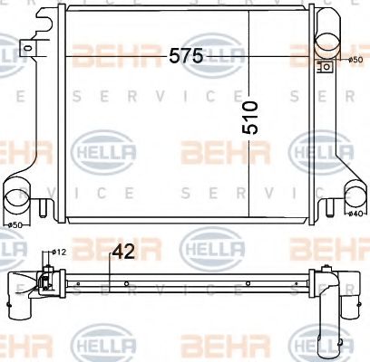 BEHR HELLA SERVICE 8MK 376 758-021