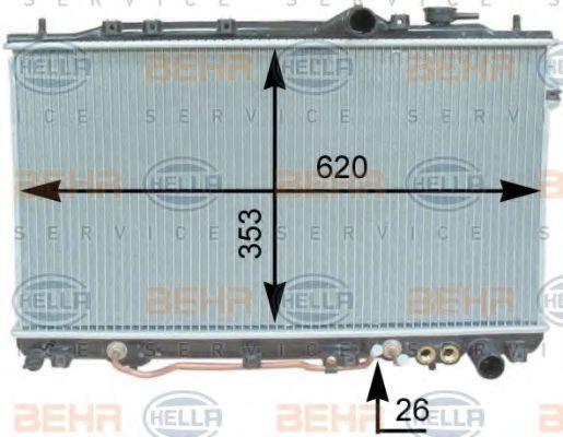 BEHR HELLA SERVICE 8MK 376 762-161