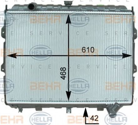 BEHR HELLA SERVICE 8MK 376 762-731