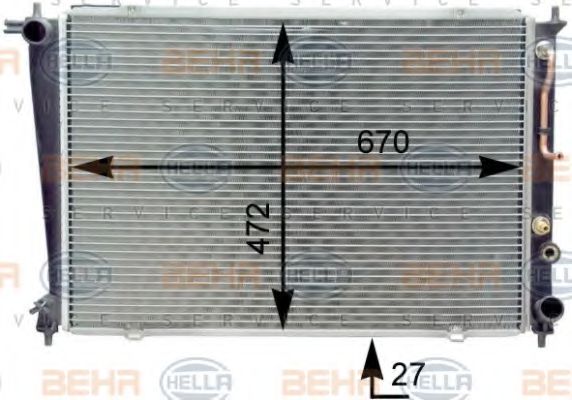 BEHR HELLA SERVICE 8MK 376 763-121