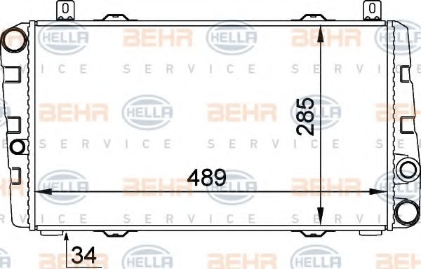 BEHR HELLA SERVICE 8MK 376 764-071