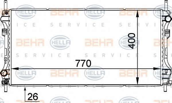 BEHR HELLA SERVICE 8MK 376 764-111