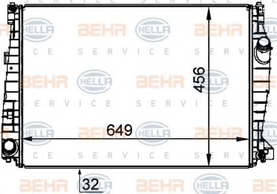 BEHR HELLA SERVICE 8MK 376 764-331