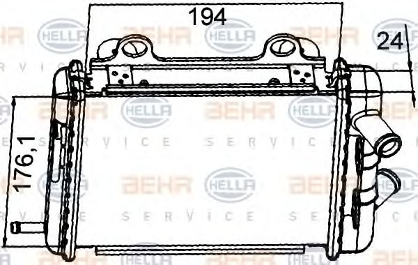 BEHR HELLA SERVICE 8MK 376 765-261