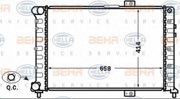 BEHR HELLA SERVICE 8MK 376 766-091