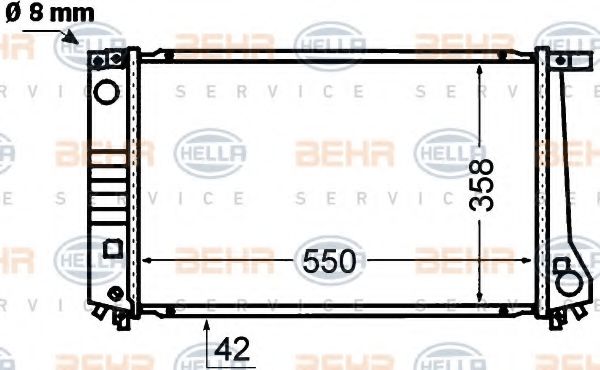 BEHR HELLA SERVICE 8MK 376 766-401