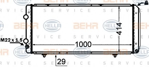 BEHR HELLA SERVICE 8MK 376 766-751