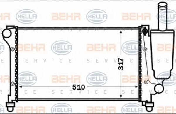 BEHR HELLA SERVICE 8MK 376 767-741