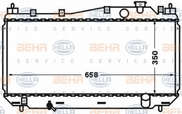 BEHR HELLA SERVICE 8MK 376 768-291