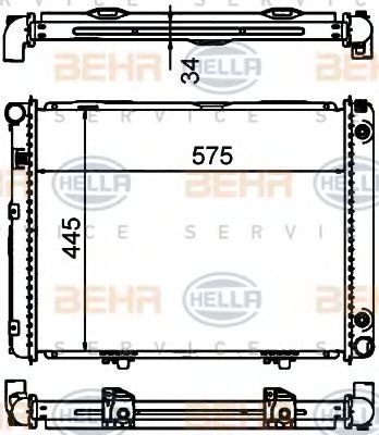 BEHR HELLA SERVICE 8MK 376 769-701