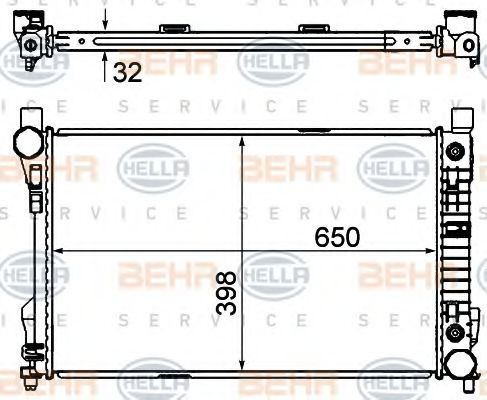 BEHR HELLA SERVICE 8MK 376 769-771