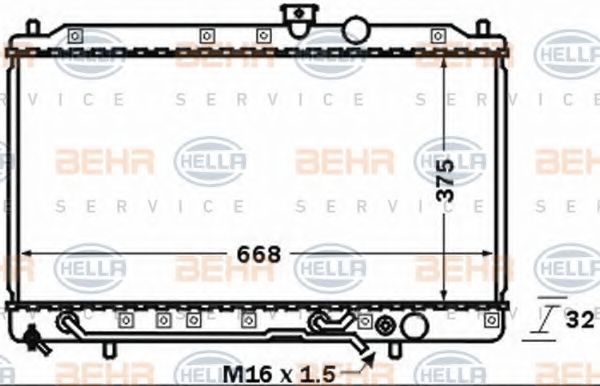 BEHR HELLA SERVICE 8MK 376 770-001