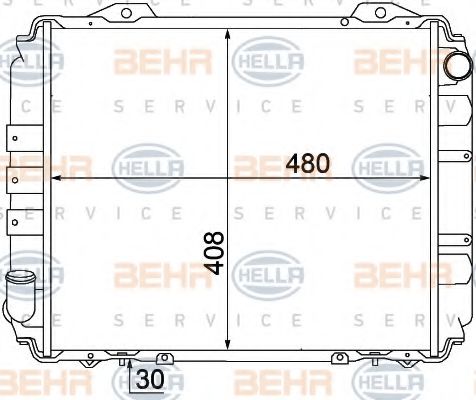 BEHR HELLA SERVICE 8MK 376 770-431