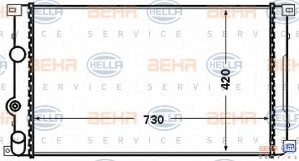 BEHR HELLA SERVICE 8MK 376 771-731