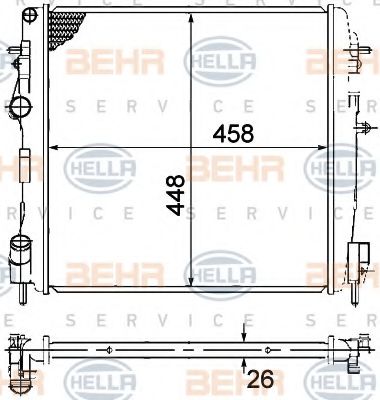 BEHR HELLA SERVICE 8MK 376 771-791