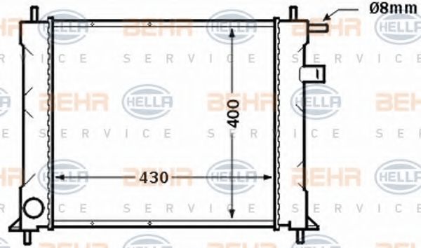 BEHR HELLA SERVICE 8MK 376 772-161