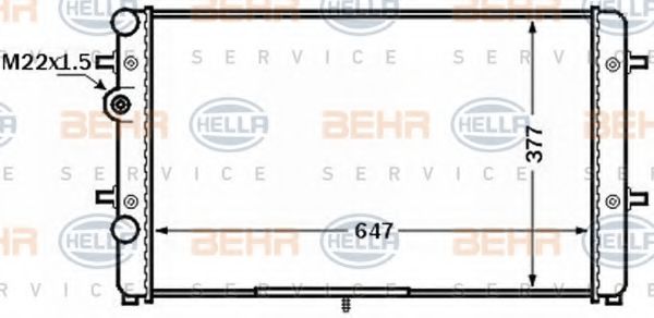 BEHR HELLA SERVICE 8MK 376 772-501