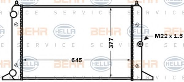 BEHR HELLA SERVICE 8MK 376 773-781