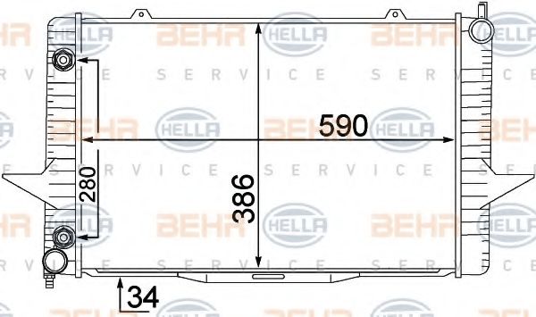 BEHR HELLA SERVICE 8MK 376 774-201