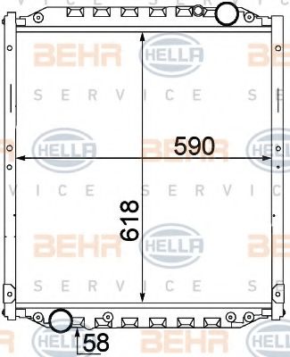 BEHR HELLA SERVICE 8MK 376 774-441