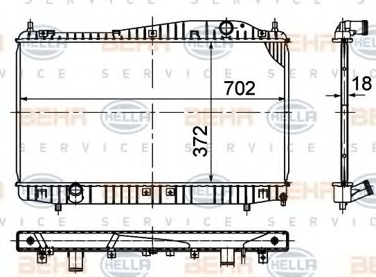 BEHR HELLA SERVICE 8MK 376 774-851