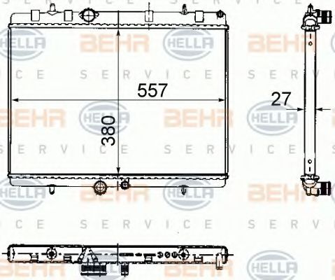 BEHR HELLA SERVICE 8MK 376 781-121