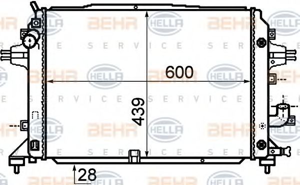 BEHR HELLA SERVICE 8MK 376 790-034