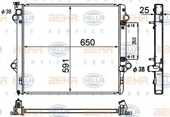 BEHR HELLA SERVICE 8MK 376 790-191