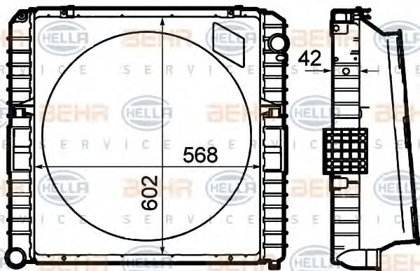 BEHR HELLA SERVICE 8MK 376 792-131