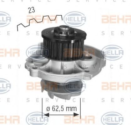 BEHR HELLA SERVICE 8MP 376 800-424