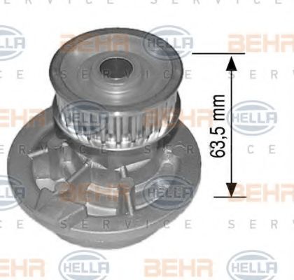 BEHR HELLA SERVICE 8MP 376 800-464