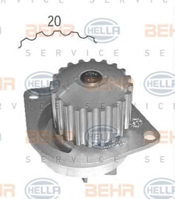 BEHR HELLA SERVICE 8MP 376 800-754