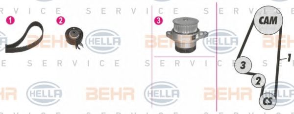 BEHR HELLA SERVICE 8MP 376 800-841