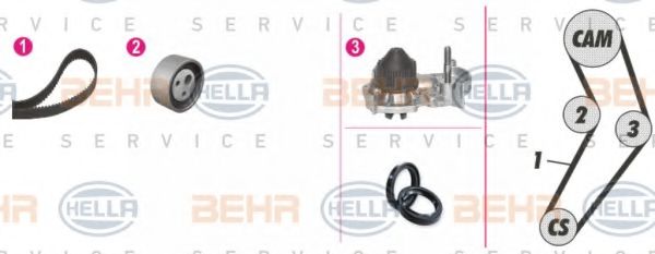 BEHR HELLA SERVICE 8MP 376 800-851