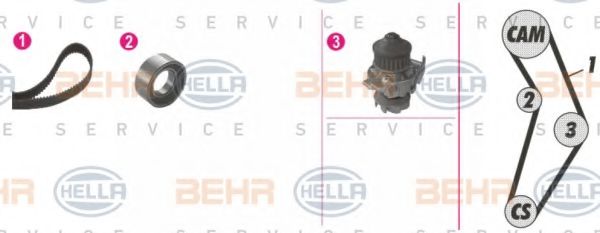 BEHR HELLA SERVICE 8MP 376 800-861