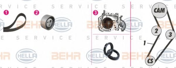 BEHR HELLA SERVICE 8MP 376 800-881